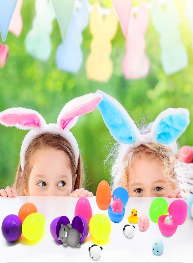LUKBERA 28Pcs Easter Eggs Prefilled with Mochi Squishy Toys, Mini Kawaii Animals Squishies Stress Relief for Kids Easter Egg Hunt Easter Basket Stuffers School Classroom Gifts - Image 5